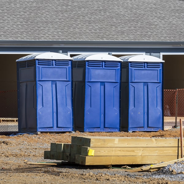 how do you dispose of waste after the portable restrooms have been emptied in Houston AR